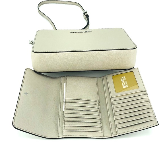 2PCS Michael Kors Jet Set Crossbody Bag Wallet Set - Picture 5 of 8